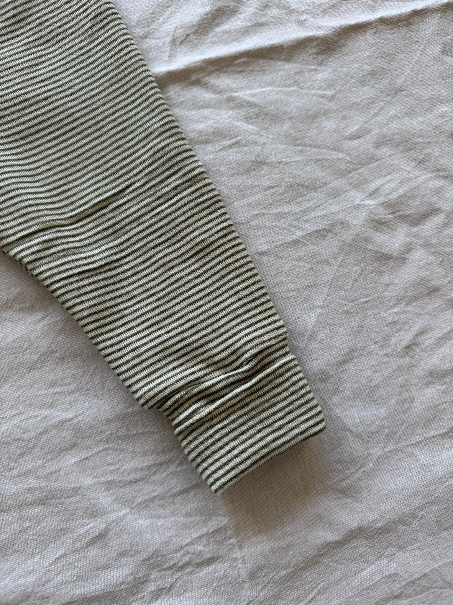 Hose aus Wolle/Seide - Geringelt