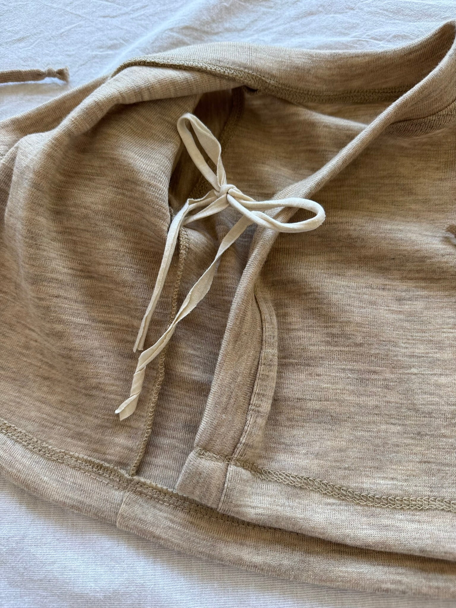 Wickeljacke aus 100% Merinowolle - Einfarbig