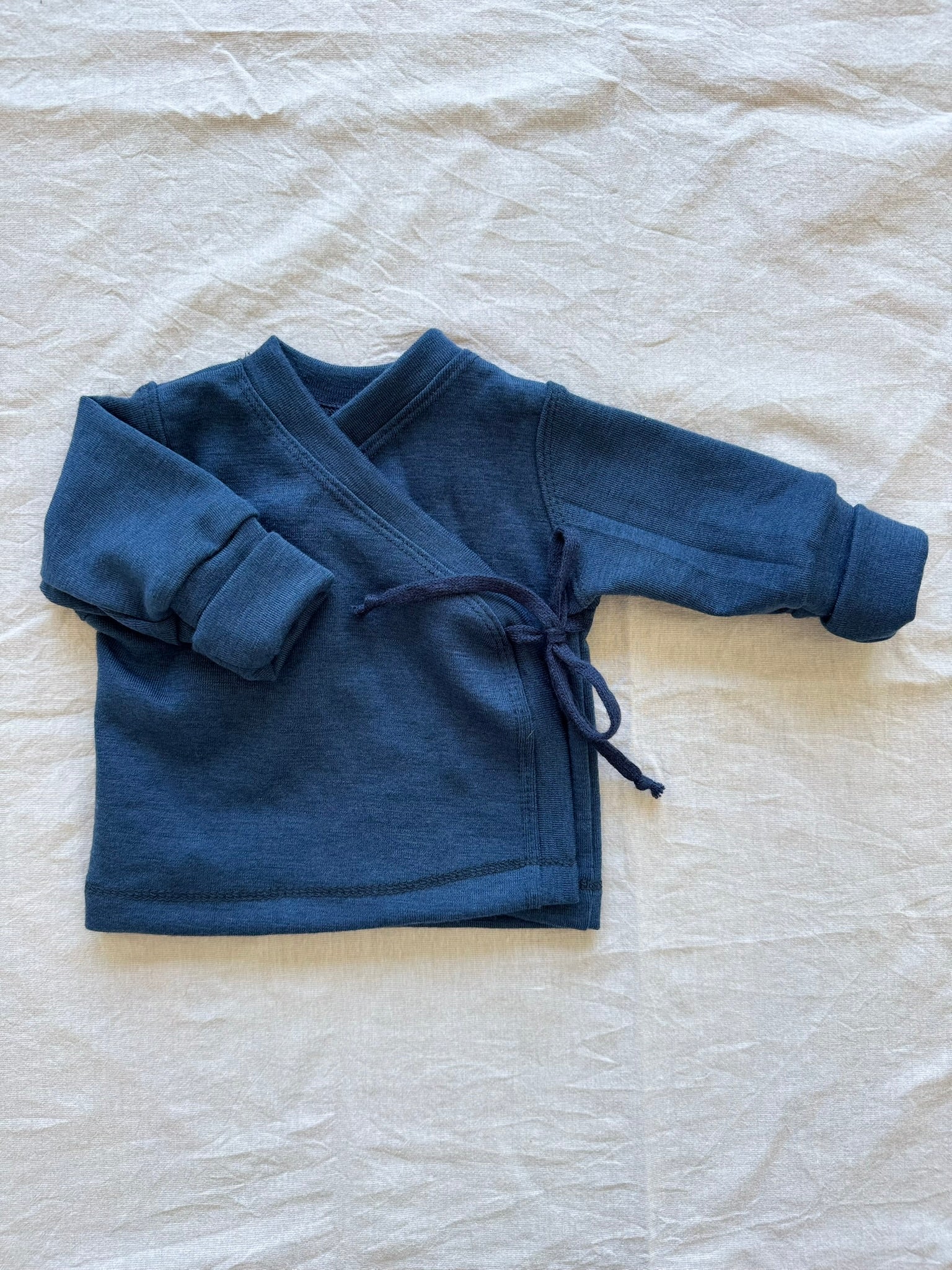 Wickeljacke aus 100% Merinowolle - Einfarbig