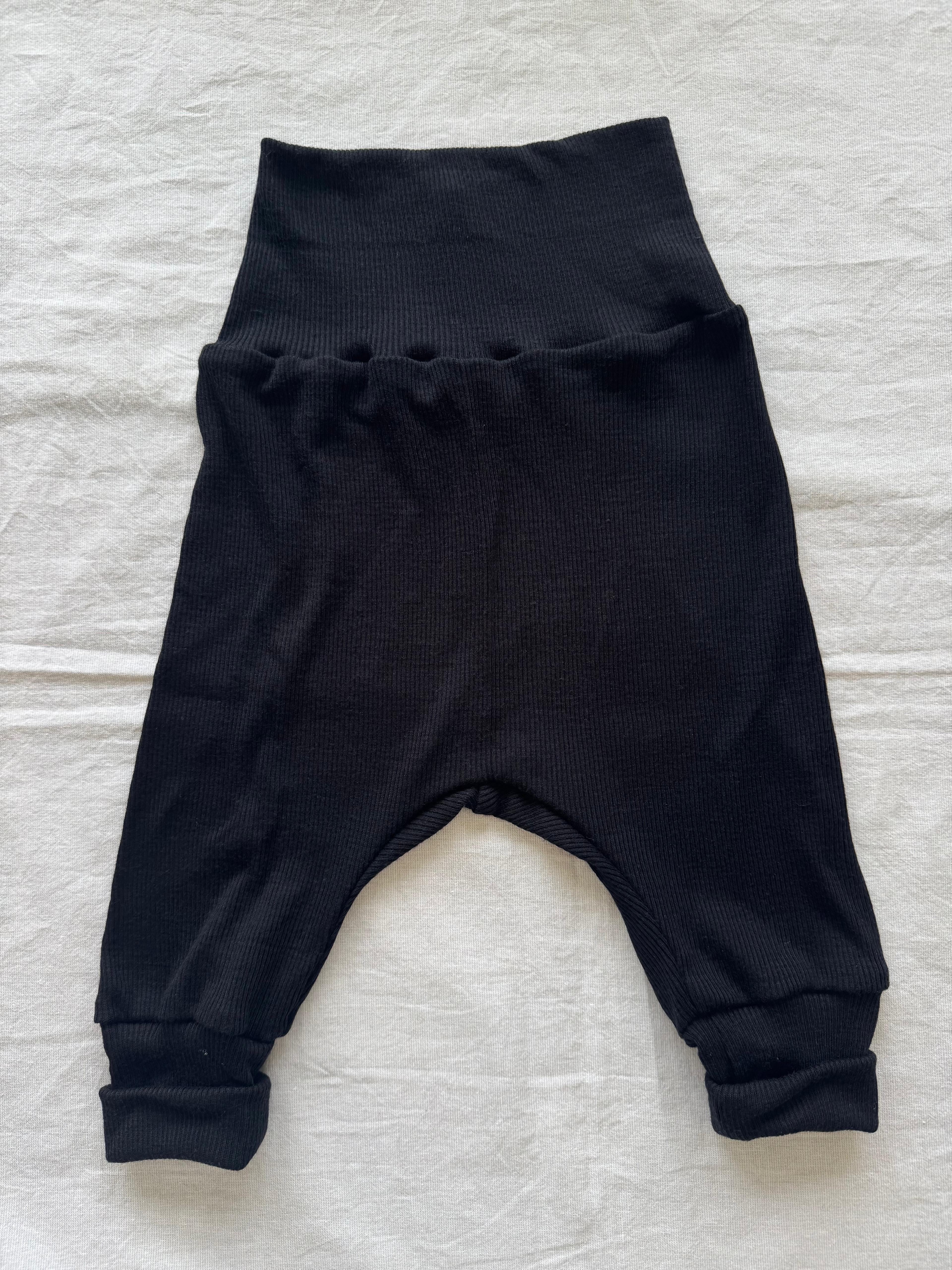 Hose aus Wolle/Seide - Einfarbig