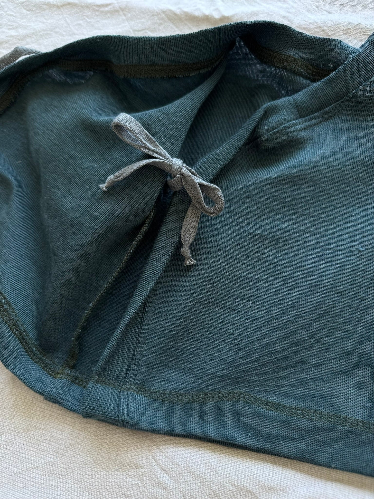 Wickeljacke aus Wolle/Seide - Einfarbig